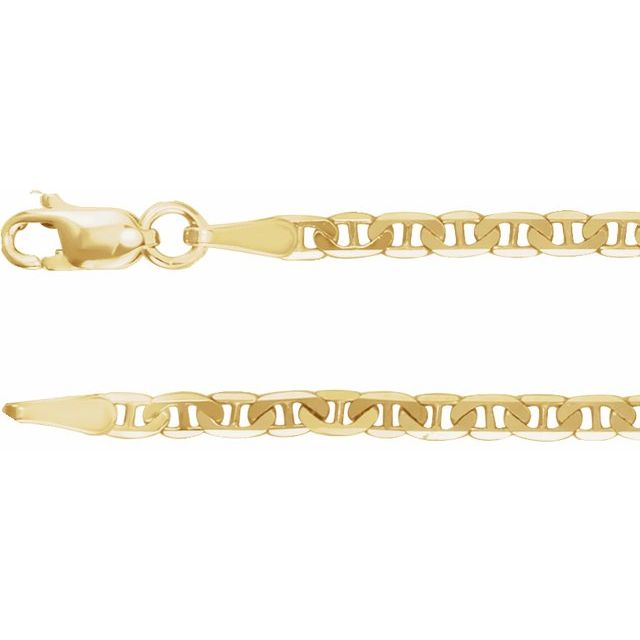 Cadena fina en oro amarillo de 14K