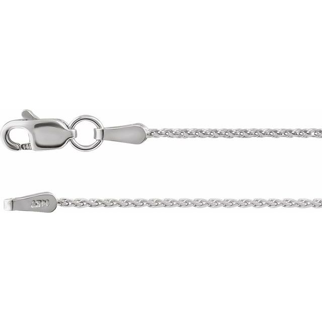 Cadena fina en plata esterlina