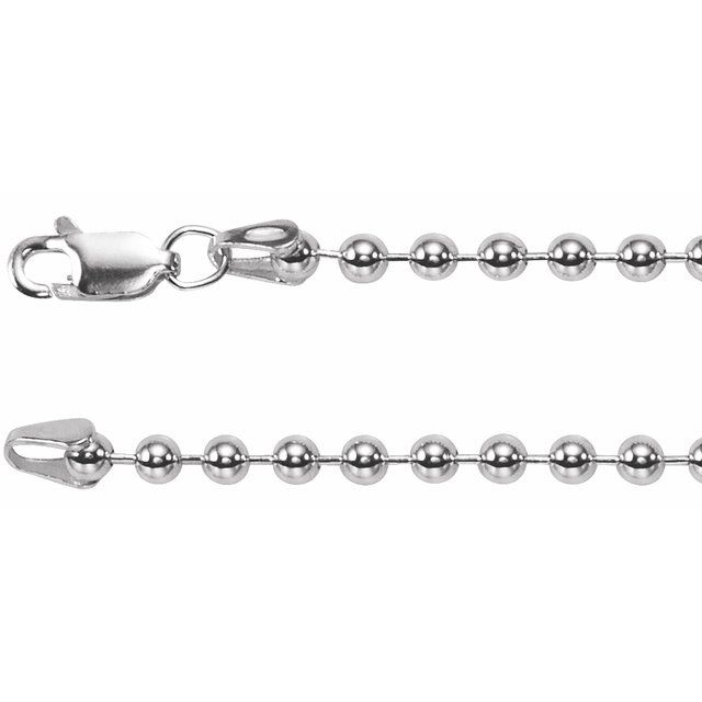 Cadena fina en plata esterlina