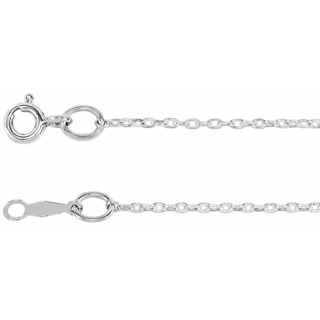 Cadena fina en plata esterlina