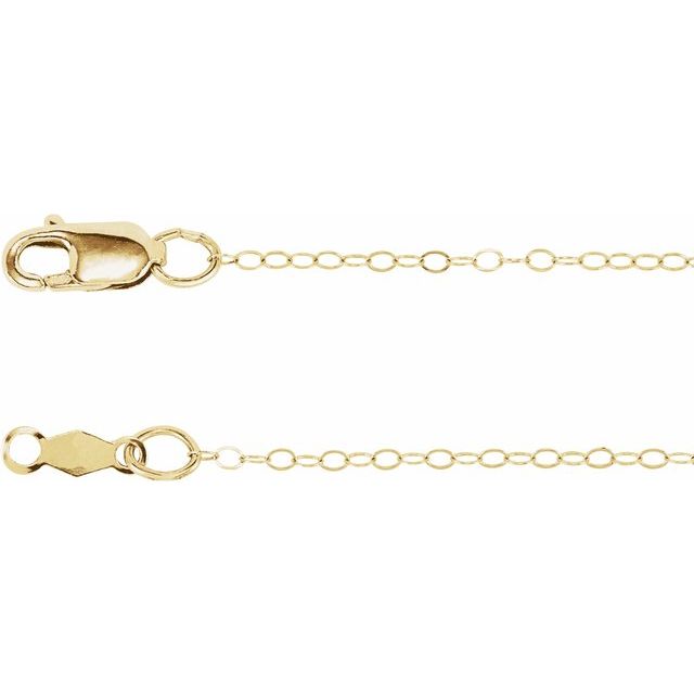 Cadena fina en oro amarillo de 14K