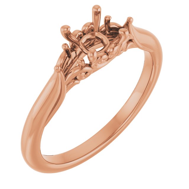 Anillo de compromiso personalizable de tres piedras