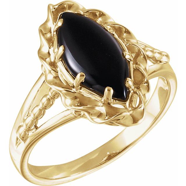 Anillo en oro amarillo de 14K