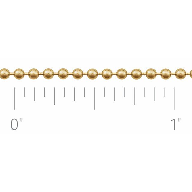 Cadena fina en oro amarillo de 14K