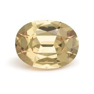 Gema certificada ovalada, 1.35 ct