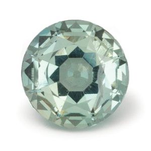 Gema certificada redonda, 0.36 ct