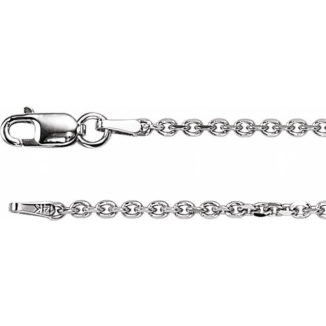 Cadena fina en plata esterlina