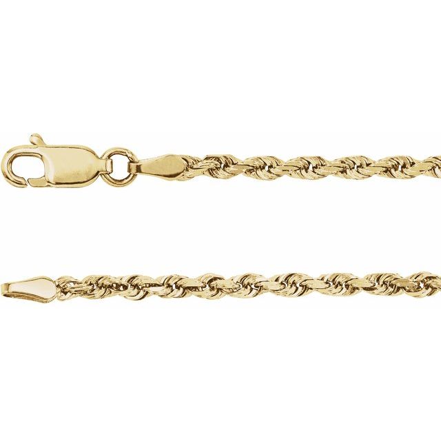 Cadena fina en oro amarillo de 14K