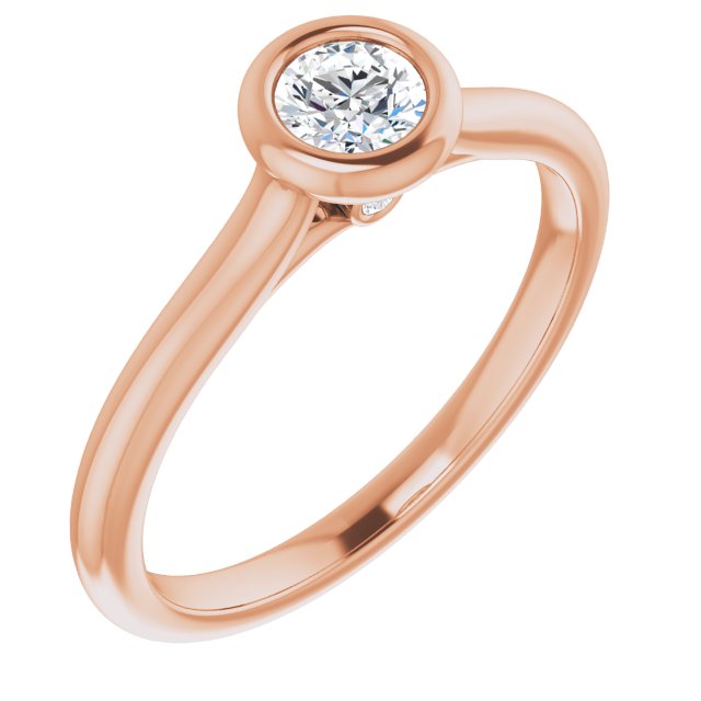 Anillo de compromiso personalizable de tres piedras