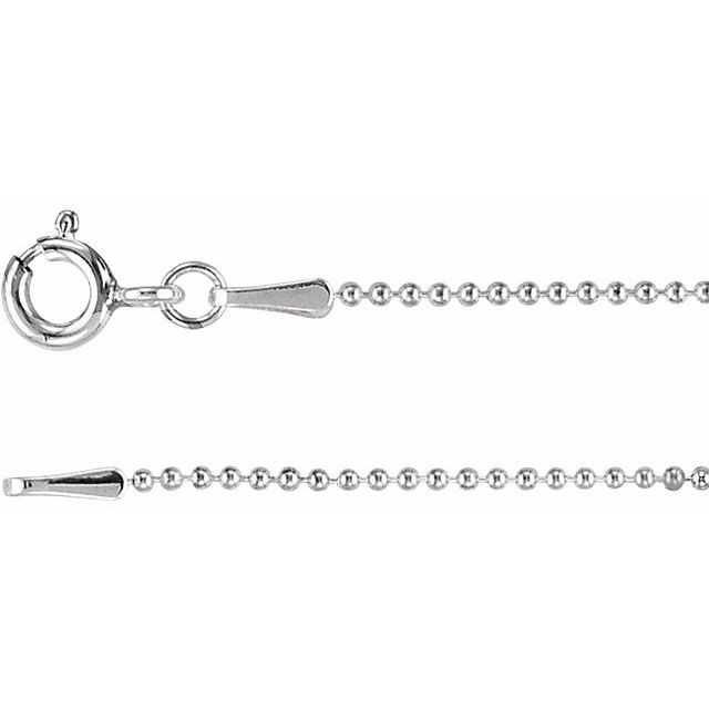 Cadena fina en plata esterlina