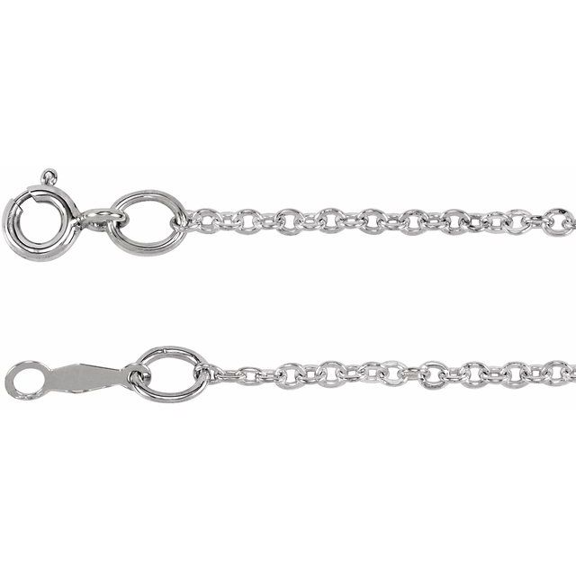 Cadena fina en plata esterlina