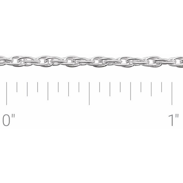 Cadena fina en plata esterlina