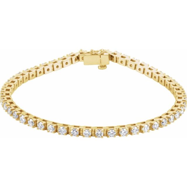 Pulsera en oro amarillo de 14K