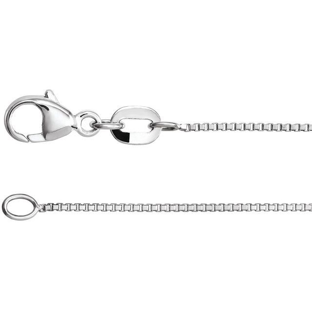 Cadena fina en plata esterlina