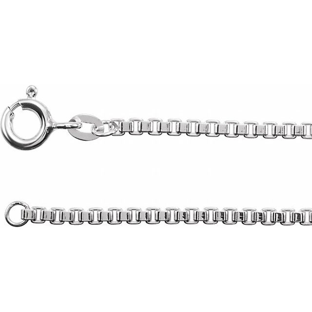 Cadena fina en plata esterlina