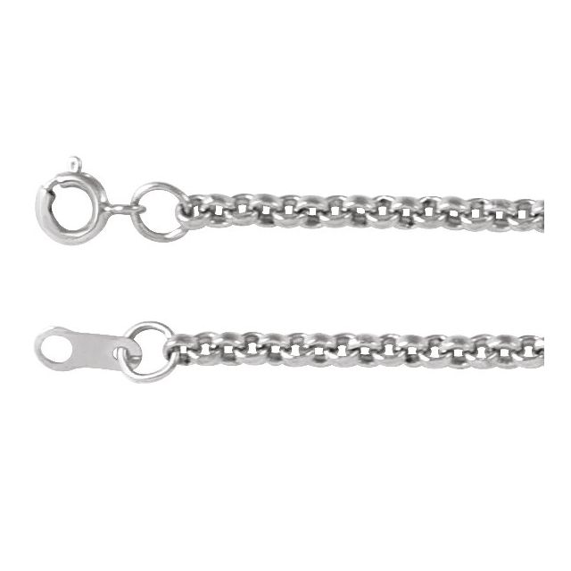 Cadena fina en plata esterlina