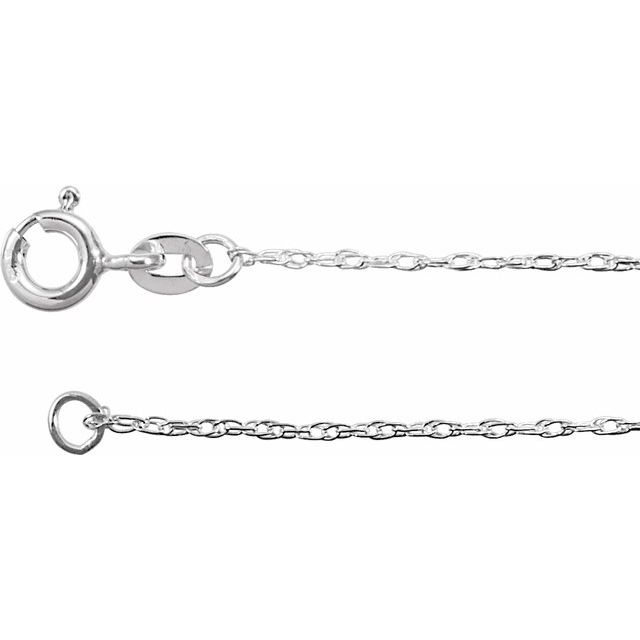 Cadena fina en plata esterlina
