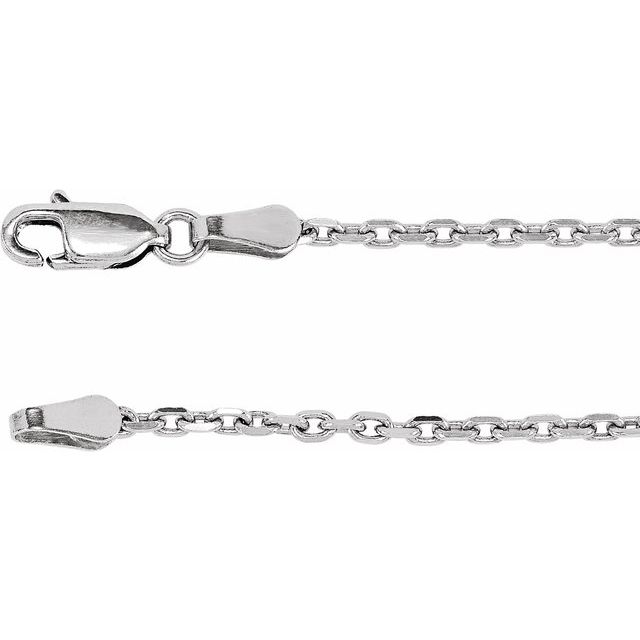 Cadena fina en plata esterlina