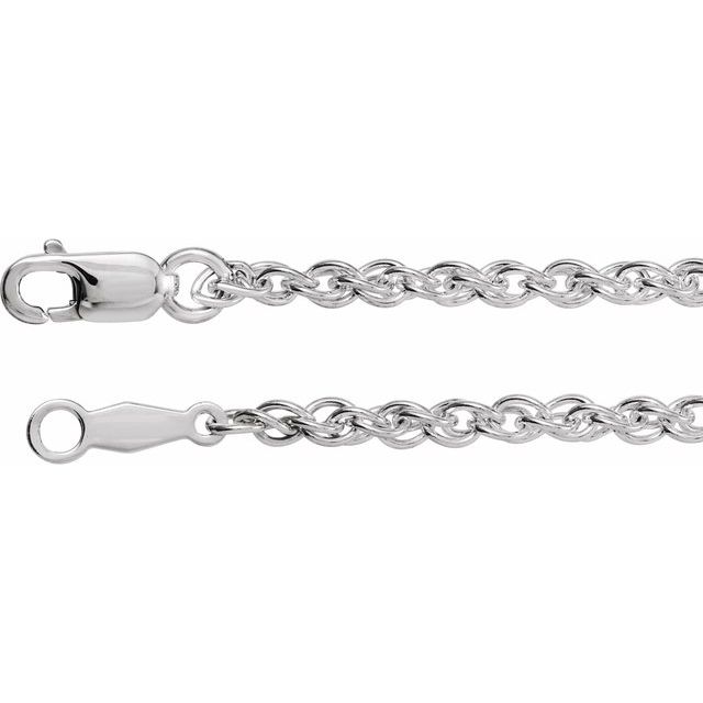 Cadena fina en plata esterlina