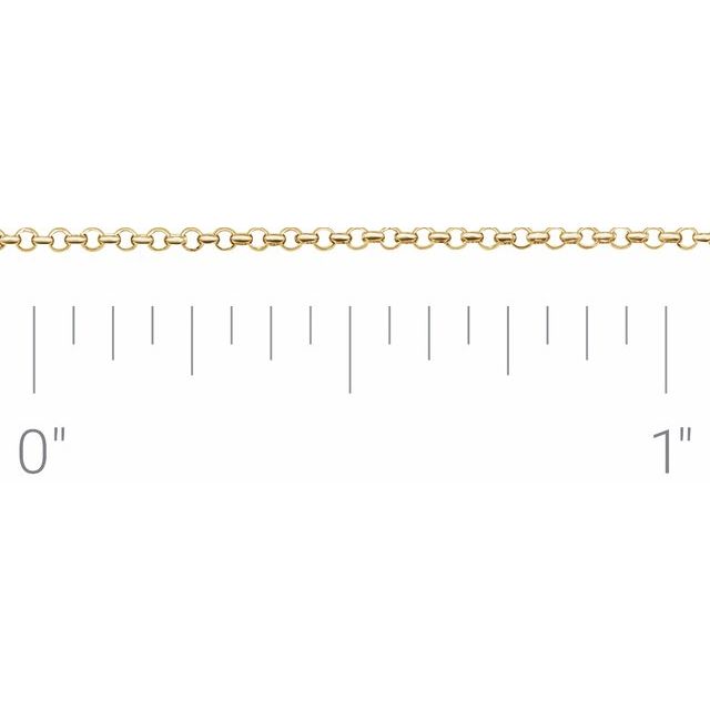 Cadena fina en oro amarillo de 18K