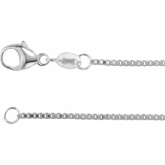 Cadena fina en plata esterlina