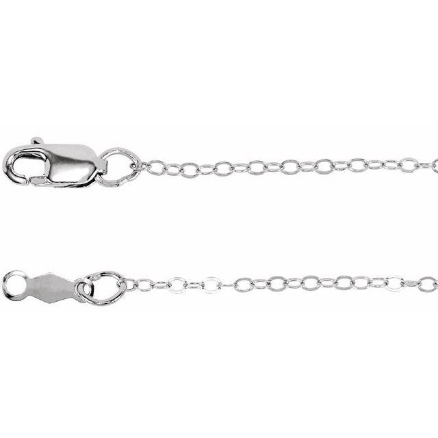 Cadena fina en plata esterlina
