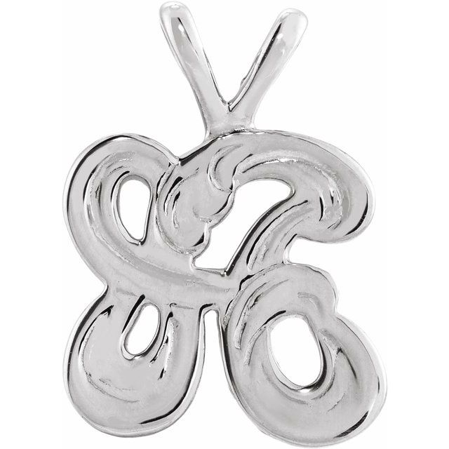 Dije en oro blanco de 14K