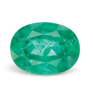 Gema certificada ovalada, 1.36 ct