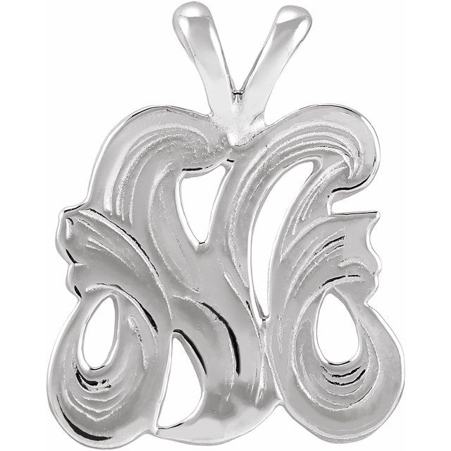 Dije en oro blanco de 14K