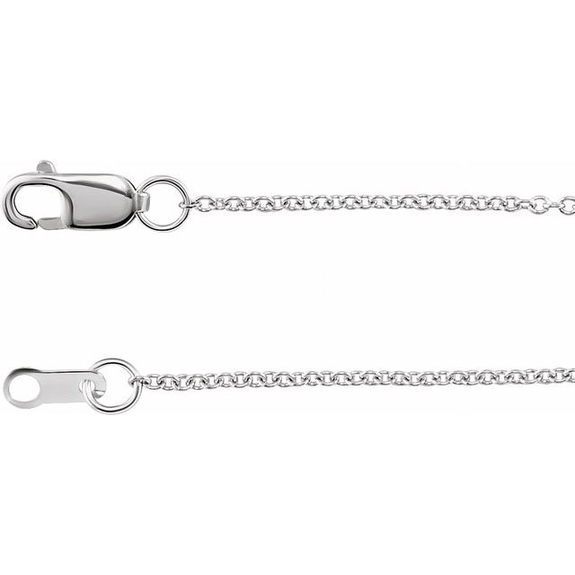 Cadena fina en plata esterlina