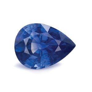 Gema certificada pera, 1.17 ct