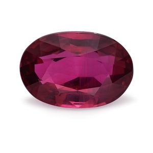 Gema certificada ovalada, 1.06 ct