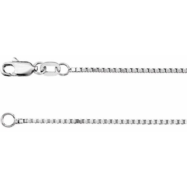 Cadena fina en plata esterlina