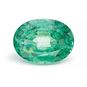 Gema certificada ovalada, 1.26 ct