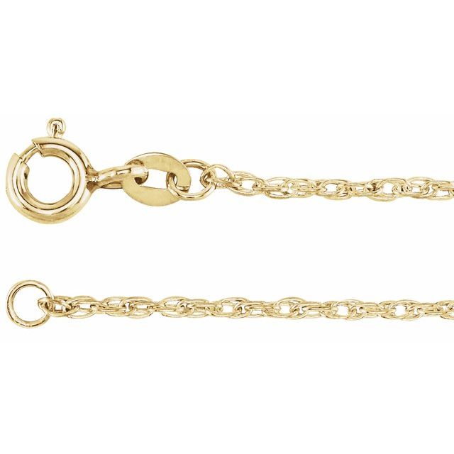Cadena fina en oro amarillo de 14K