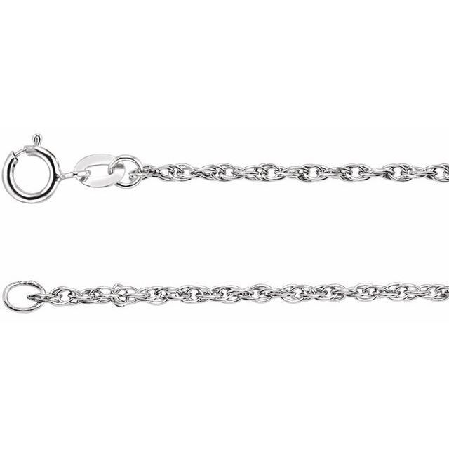 Cadena fina en plata esterlina