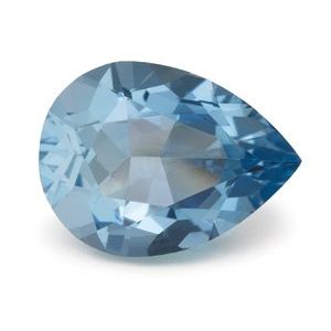 Gema certificada pera, 0.89 ct