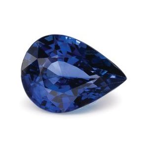 Gema certificada pera, 1.17 ct