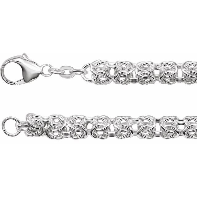 Cadena fina en plata esterlina