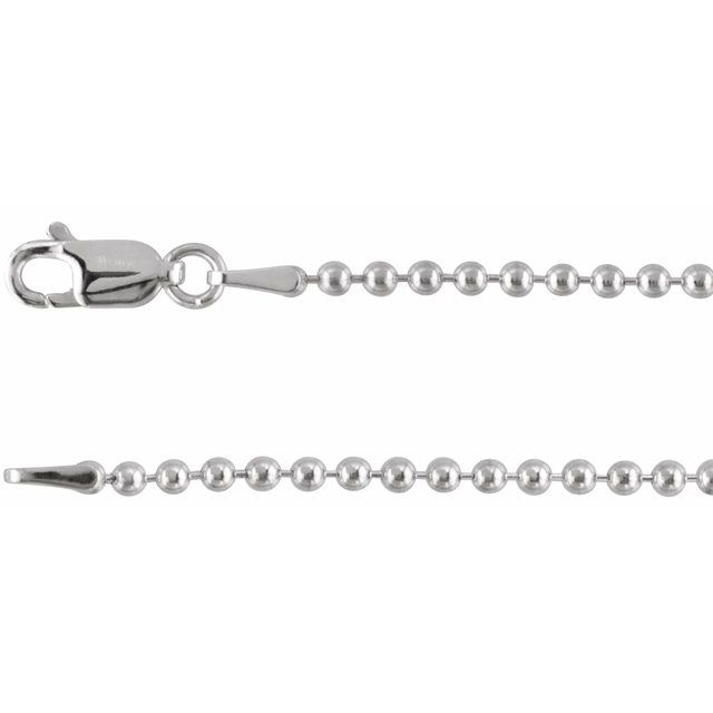 Cadena fina en plata esterlina