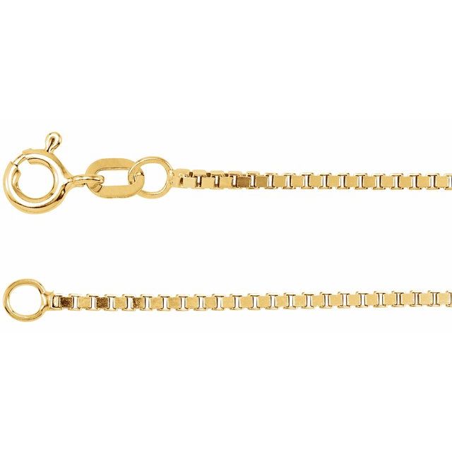Cadena fina en oro amarillo de 14K