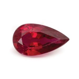 Gema certificada pera, 0.96 ct
