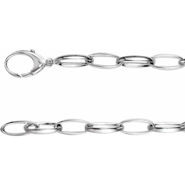 Cadena fina en plata esterlina