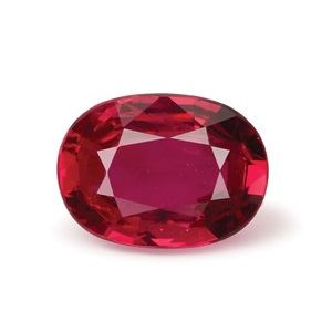 Gema certificada ovalada, 1.26 ct
