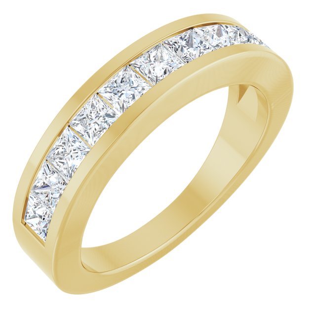 Argolla con diseño de diamantes con 1 ct total de diamantes naturales