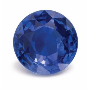 Gema certificada redonda, 4.09 ct