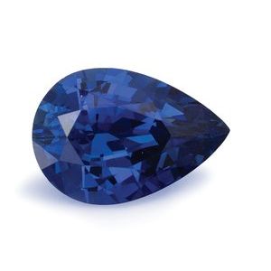 Gema certificada pera, 1.33 ct