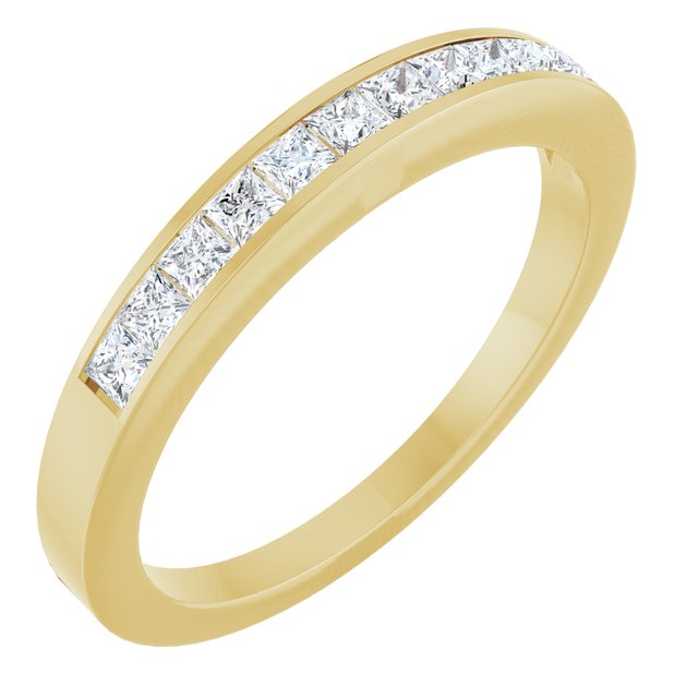 Argolla de aniversario con 1/3 ct total de diamantes naturales
